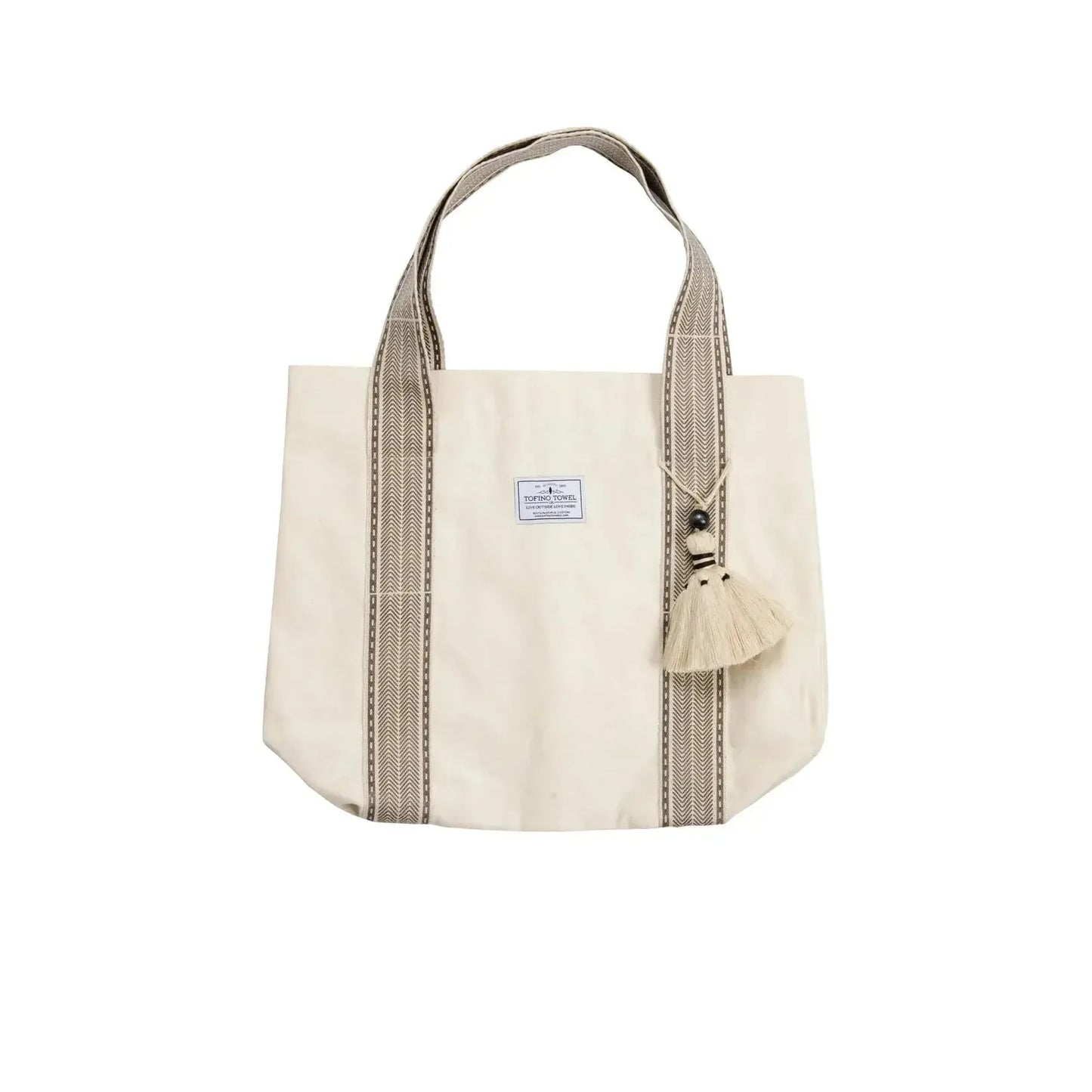 THE ORLA TASSEL TOTE BAG-TRAVEL ACCESSORIES-TOFINO TOWEL CO-JB Evans Fashions & Footwear