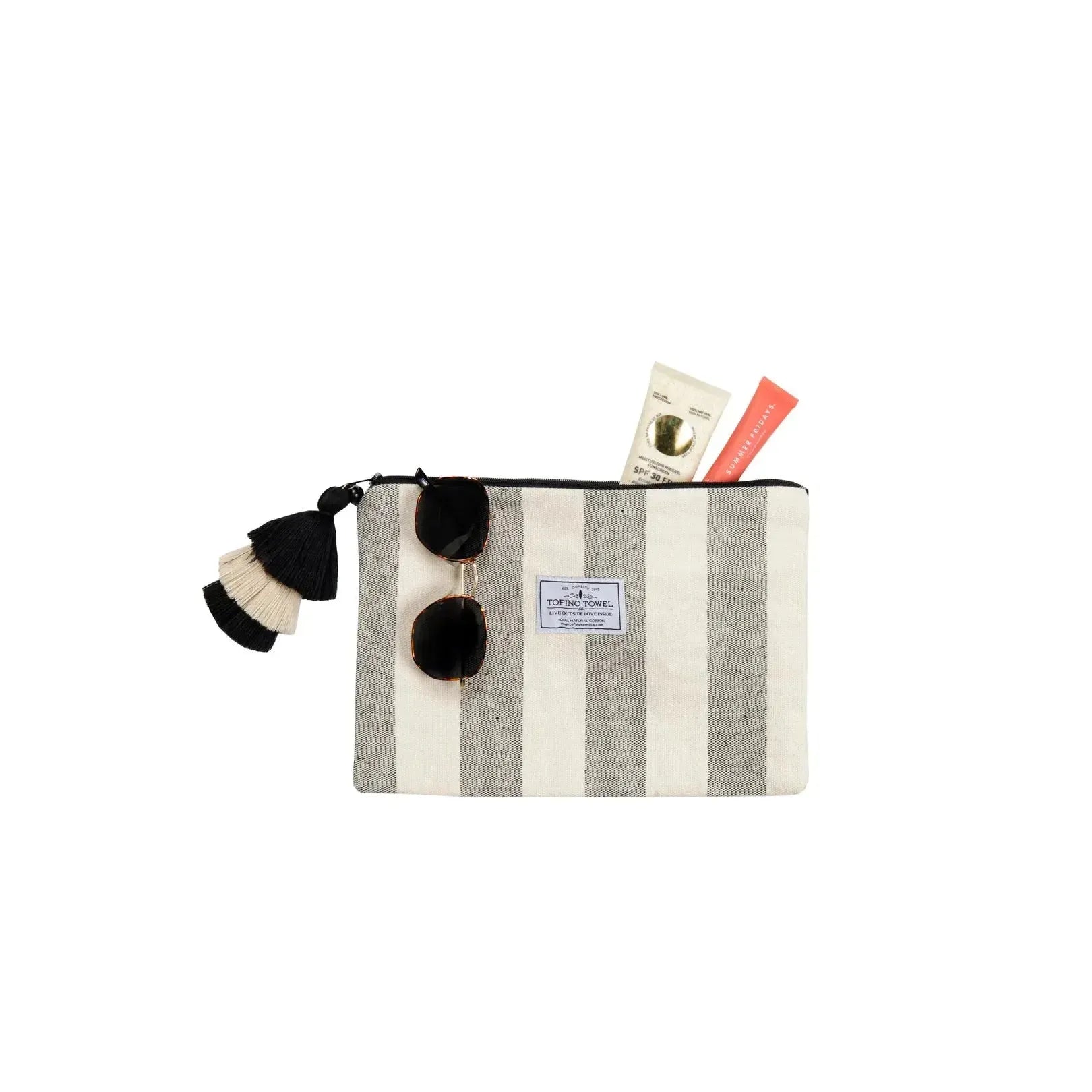 THE ORLA TASSEL TOTE BAG-TRAVEL ACCESSORIES-TOFINO TOWEL CO-JB Evans Fashions & Footwear