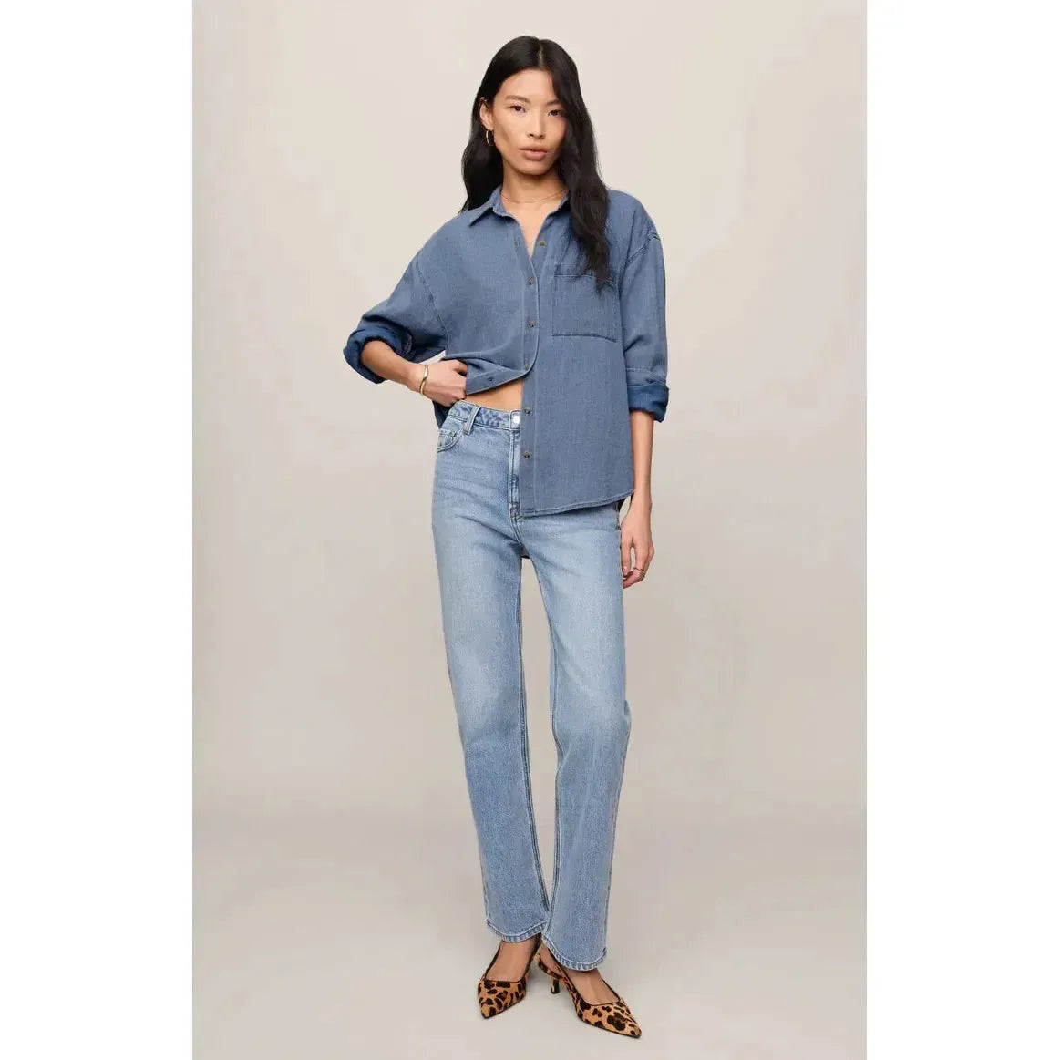 THE PERFECT TWILL BUTTON UP-LADIES TOPS-Z SUPPLY-JB Evans Fashions & Footwear