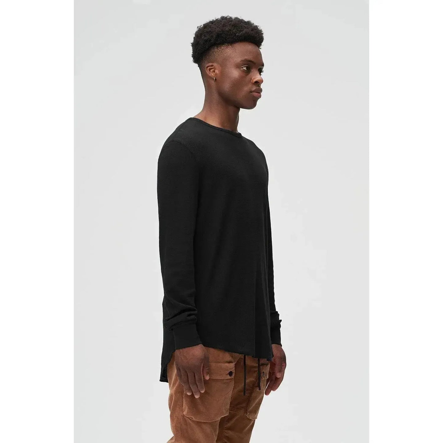 THERMAL WAFFLE HI-LO-MENS T-SHIRTS & POLO'S-KUWALLA-JB Evans Fashions & Footwear