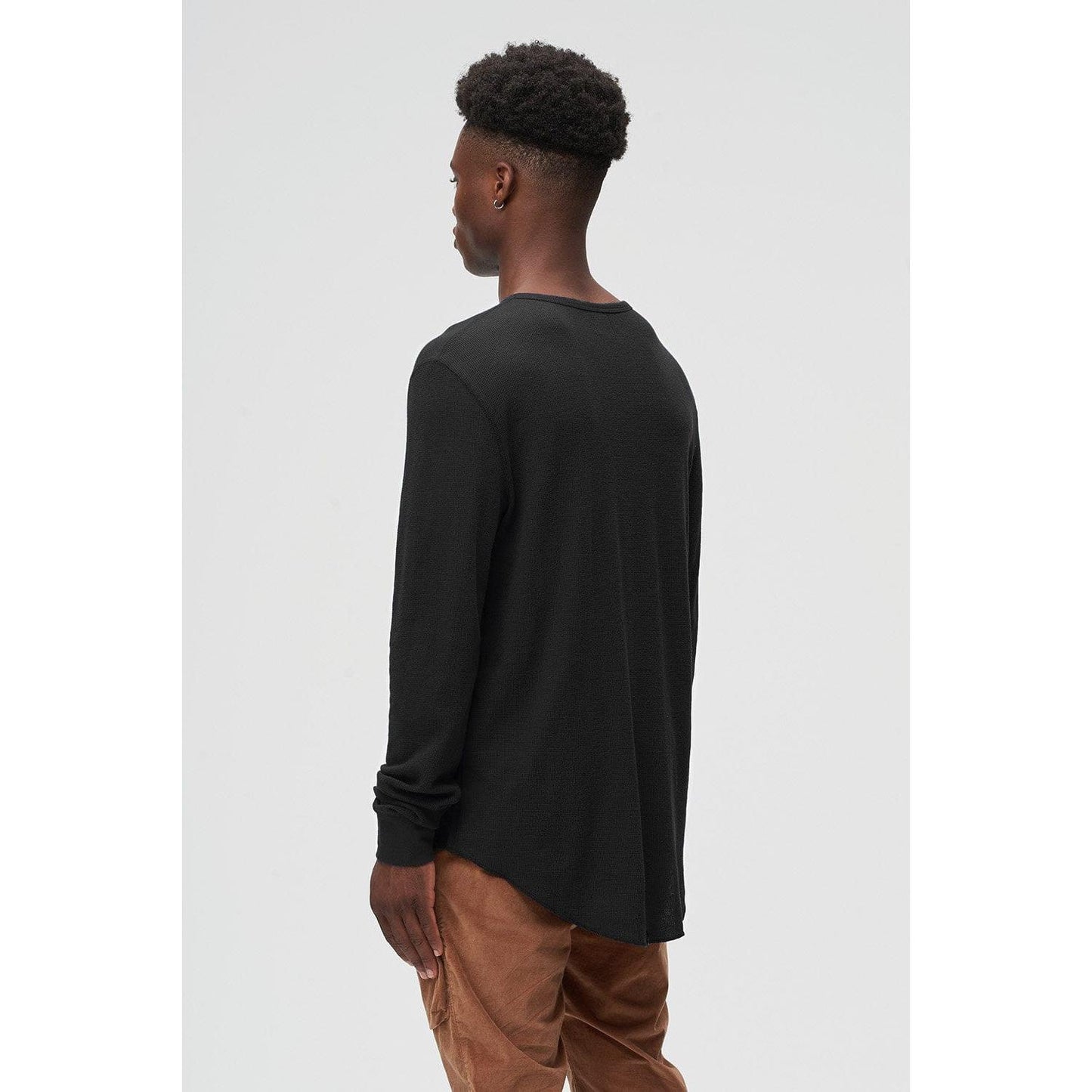 THERMAL WAFFLE HI-LO-MENS T-SHIRTS & POLO'S-KUWALLA-JB Evans Fashions & Footwear