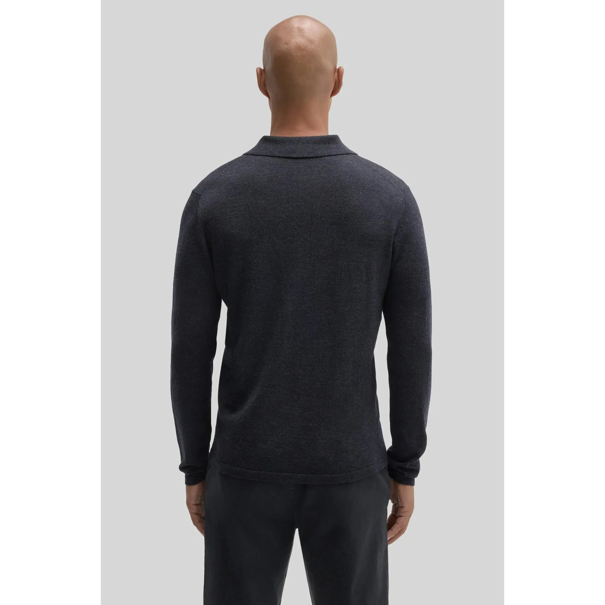 THOMAS LS MERINO POLO-MENS SWEATERS & KNITS-ROBERT BARAKETT-JB Evans Fashions & Footwear