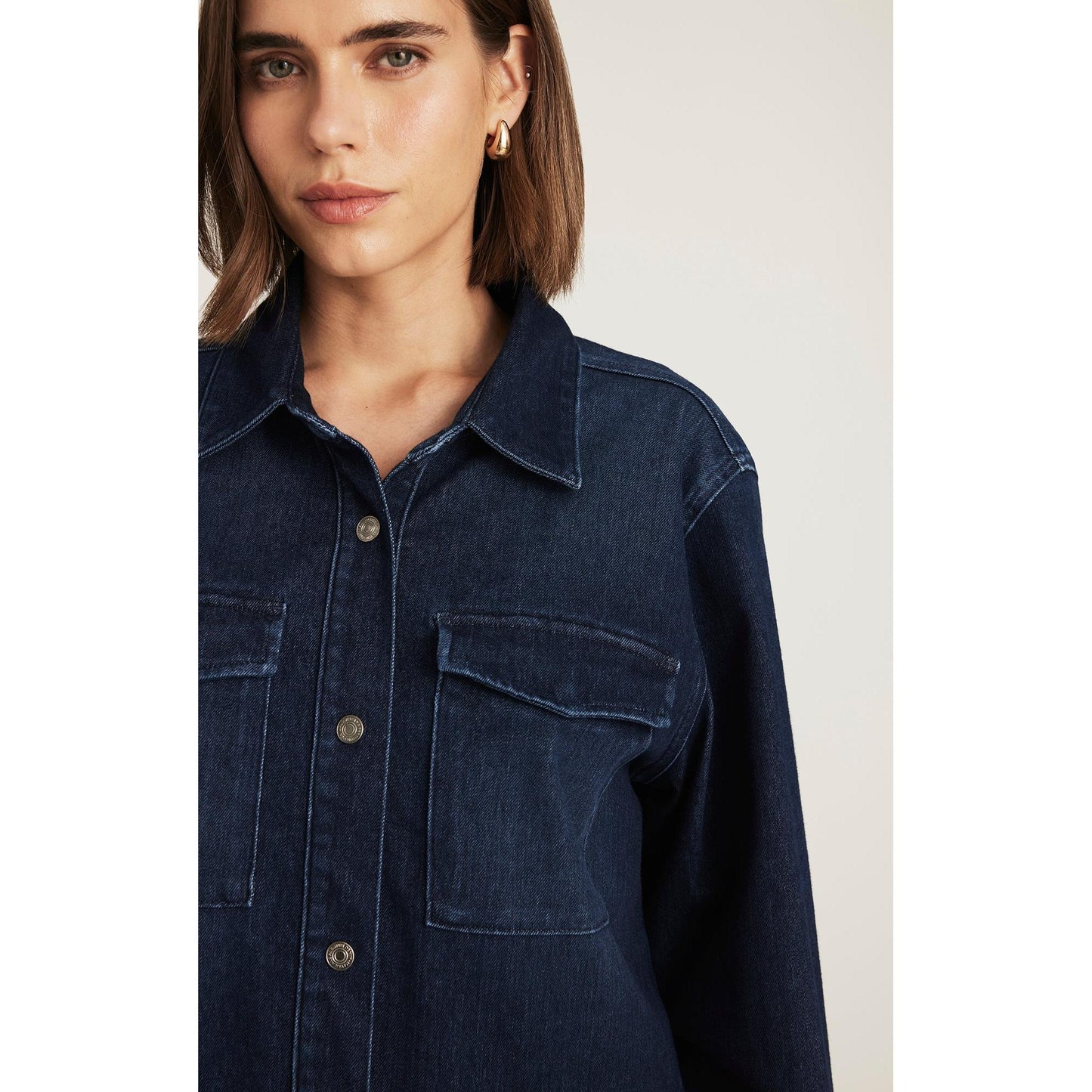 TIA DARK BLUE MOVE-LADIES LIGHTWEIGHT COATS & JACKETS-MAVI-JB Evans Fashions & Footwear