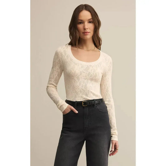 TIBI SCOOP MESH SWEATER-LADIES SWEATERS & KNITS-Z SUPPLY-JB Evans Fashions & Footwear