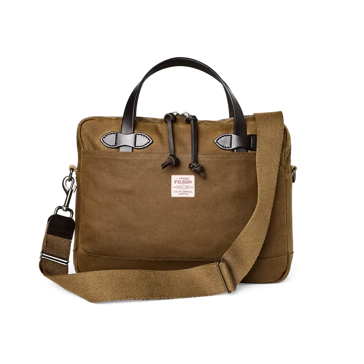 TIN CLOTH COMPACT BRIEFCASE-TRAVEL ACCESSORIES-FILSON-JB Evans Fashions & Footwear