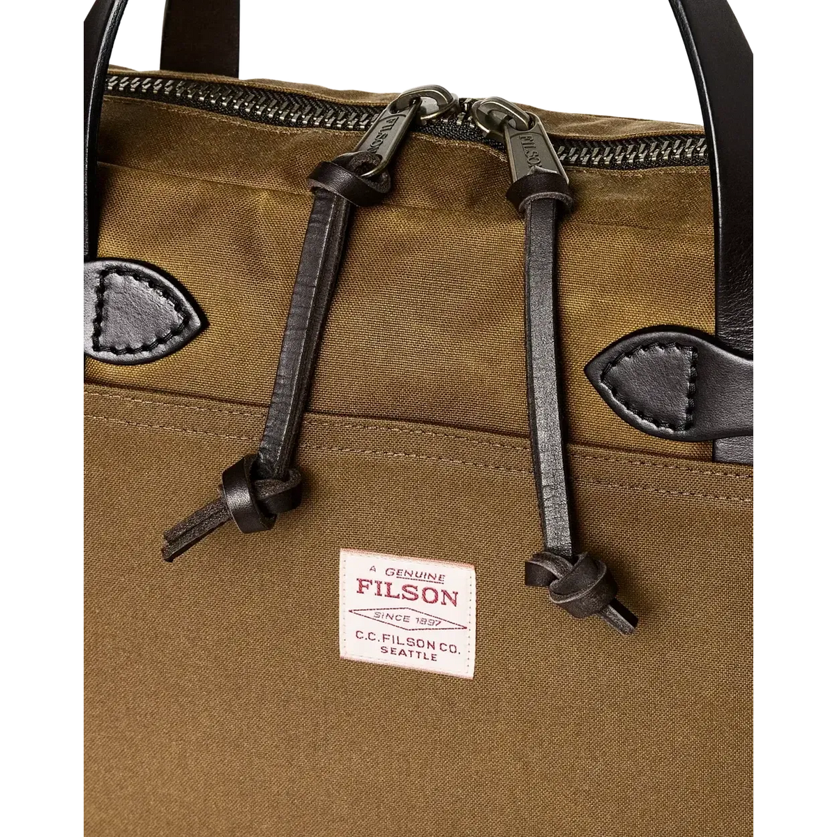 TIN CLOTH COMPACT BRIEFCASE-TRAVEL ACCESSORIES-FILSON-JB Evans Fashions & Footwear