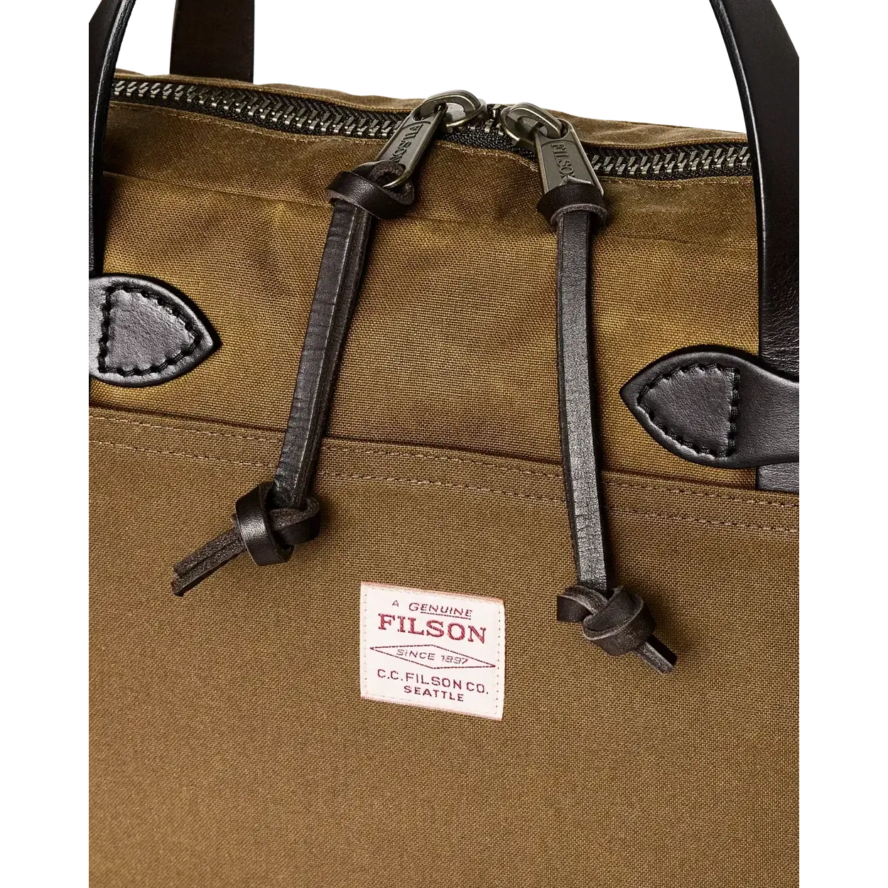 TIN CLOTH COMPACT BRIEFCASE-TRAVEL ACCESSORIES-FILSON-JB Evans Fashions & Footwear