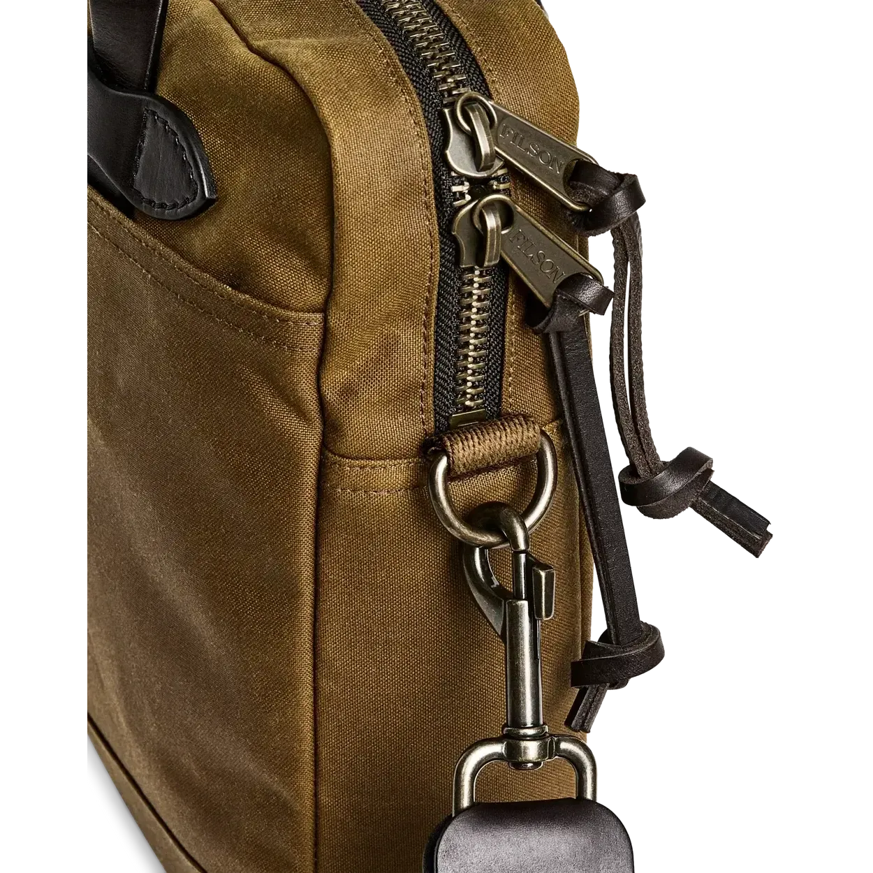 TIN CLOTH COMPACT BRIEFCASE-TRAVEL ACCESSORIES-FILSON-JB Evans Fashions & Footwear