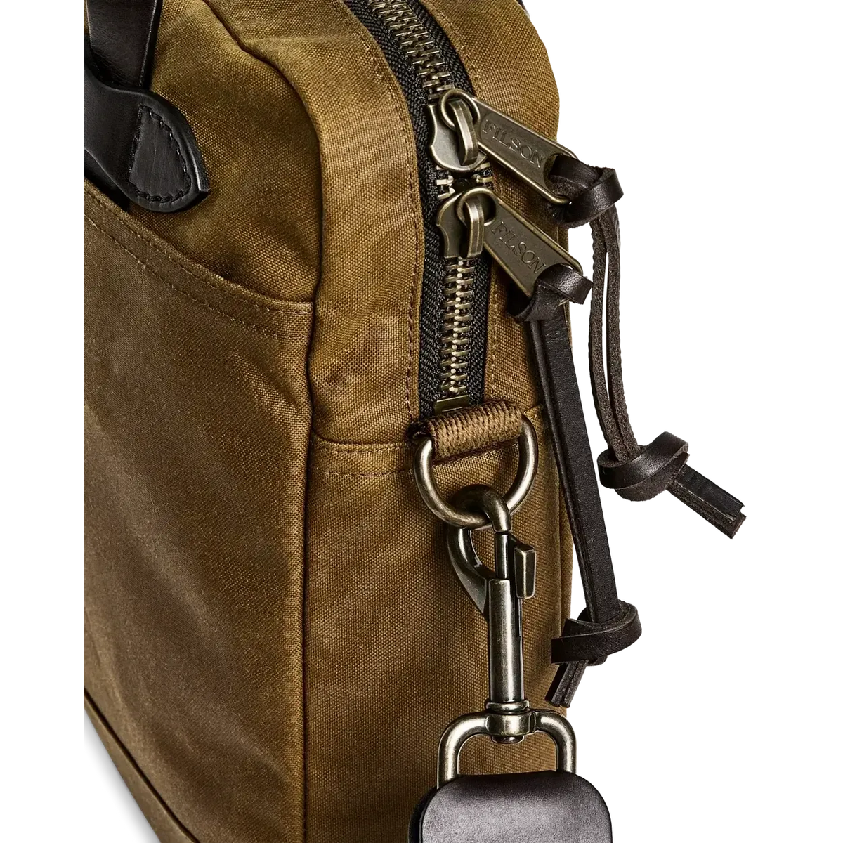 TIN CLOTH COMPACT BRIEFCASE-TRAVEL ACCESSORIES-FILSON-JB Evans Fashions & Footwear