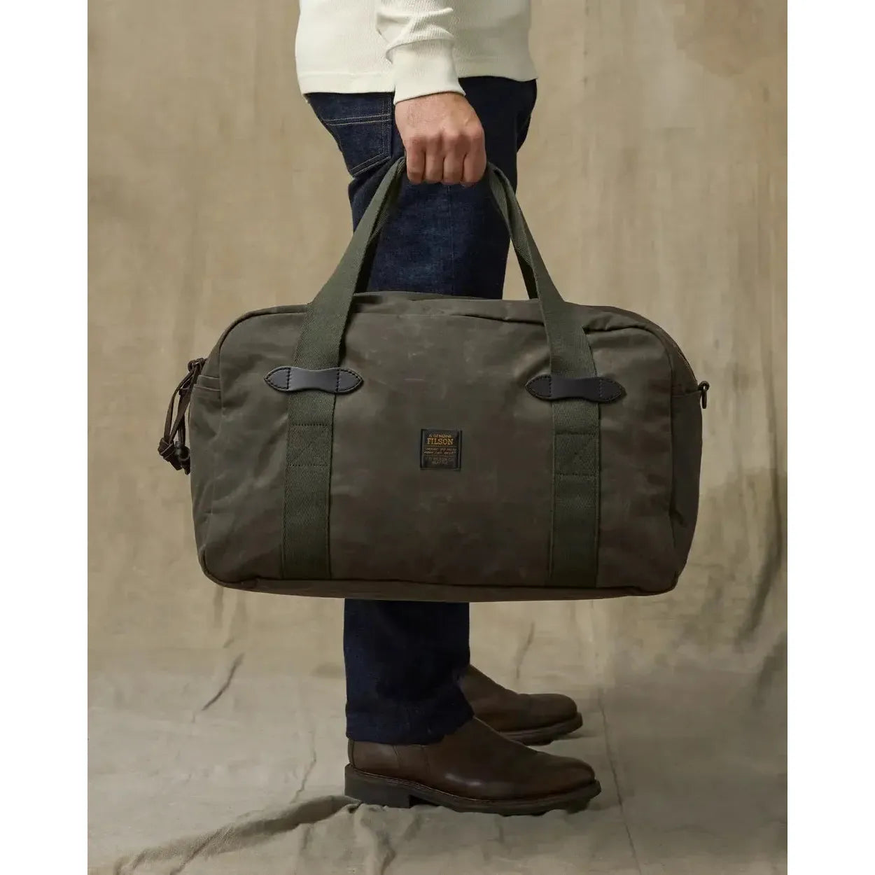TIN CLOTH MEDIUM DUFFLE BAG-TRAVEL ACCESSORIES-FILSON-JB Evans Fashions & Footwear
