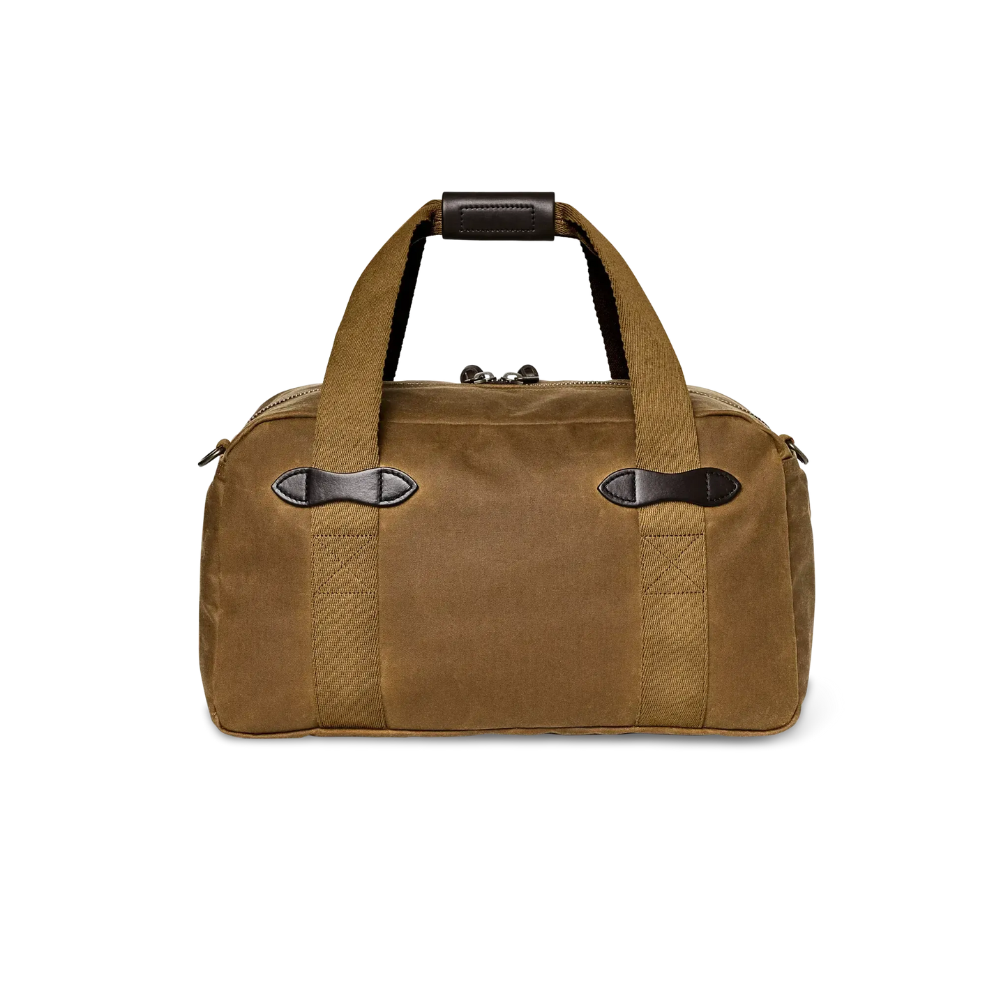 TIN CLOTH SMALL DUFFLE BAG DARK TAN-TRAVEL ACCESSORIES-FILSON-JB Evans Fashions & Footwear