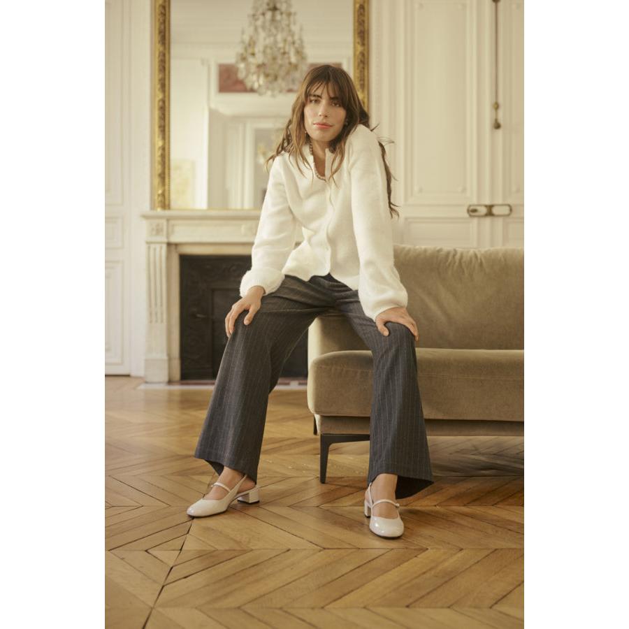 TINGLE PANT-LADIES DRESS PANTS-CREAM-JB Evans Fashions & Footwear