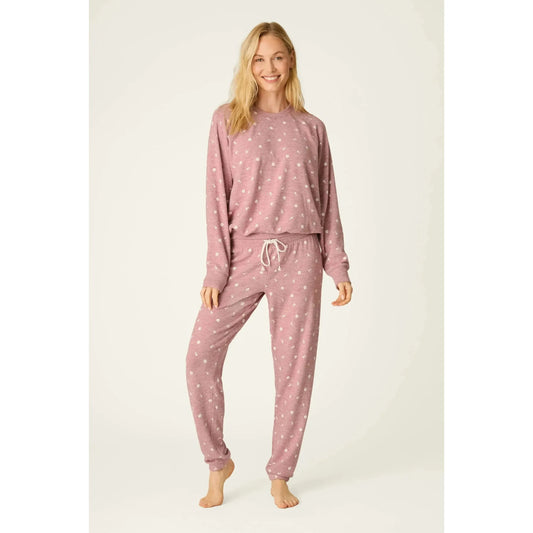 TINY BLOOMS PJ SET-LADIES LOUNGE & SLEEPWEAR-PJ SALVAGE-JB Evans Fashions & Footwear