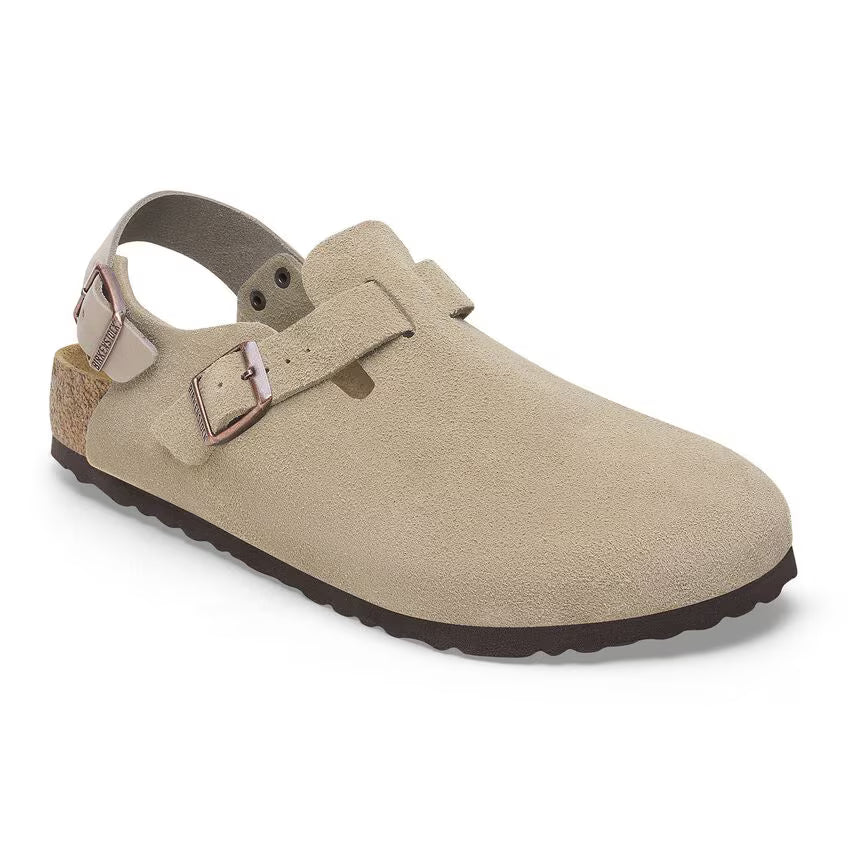 TOKIO SUEDE TAUPE N-SANDALS-BIRKENSTOCK-JB Evans Fashions & Footwear