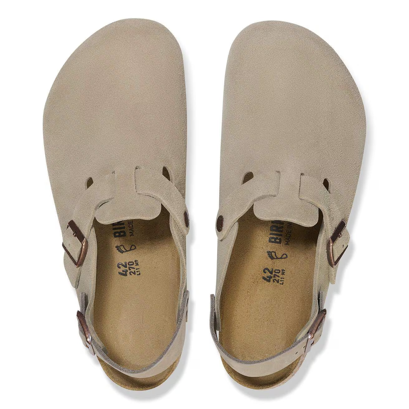 TOKIO SUEDE TAUPE R-MENS SANDALS-BIRKENSTOCK-JB Evans Fashions & Footwear