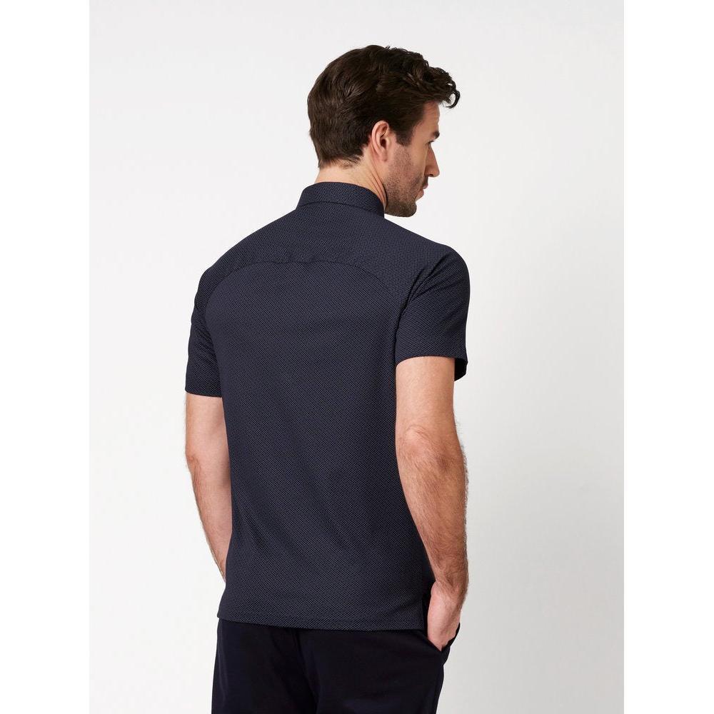 TONAL PRINT POLO-MENS T-SHIRTS & POLO'S-DESOTO-JB Evans Fashions & Footwear