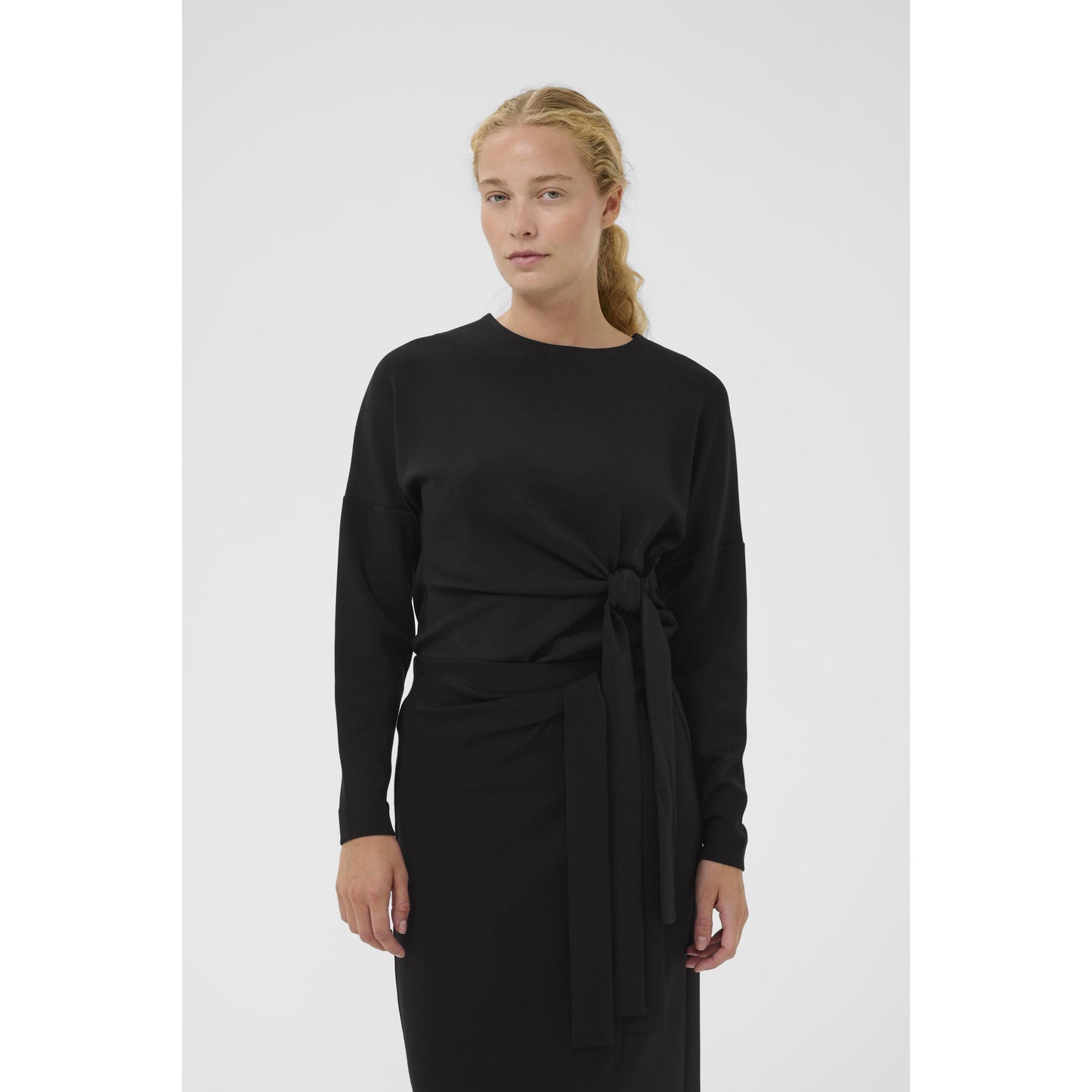 TRI VINCENT KNOT BLOUSE-LADIES TOPS-INWEAR-JB Evans Fashions & Footwear
