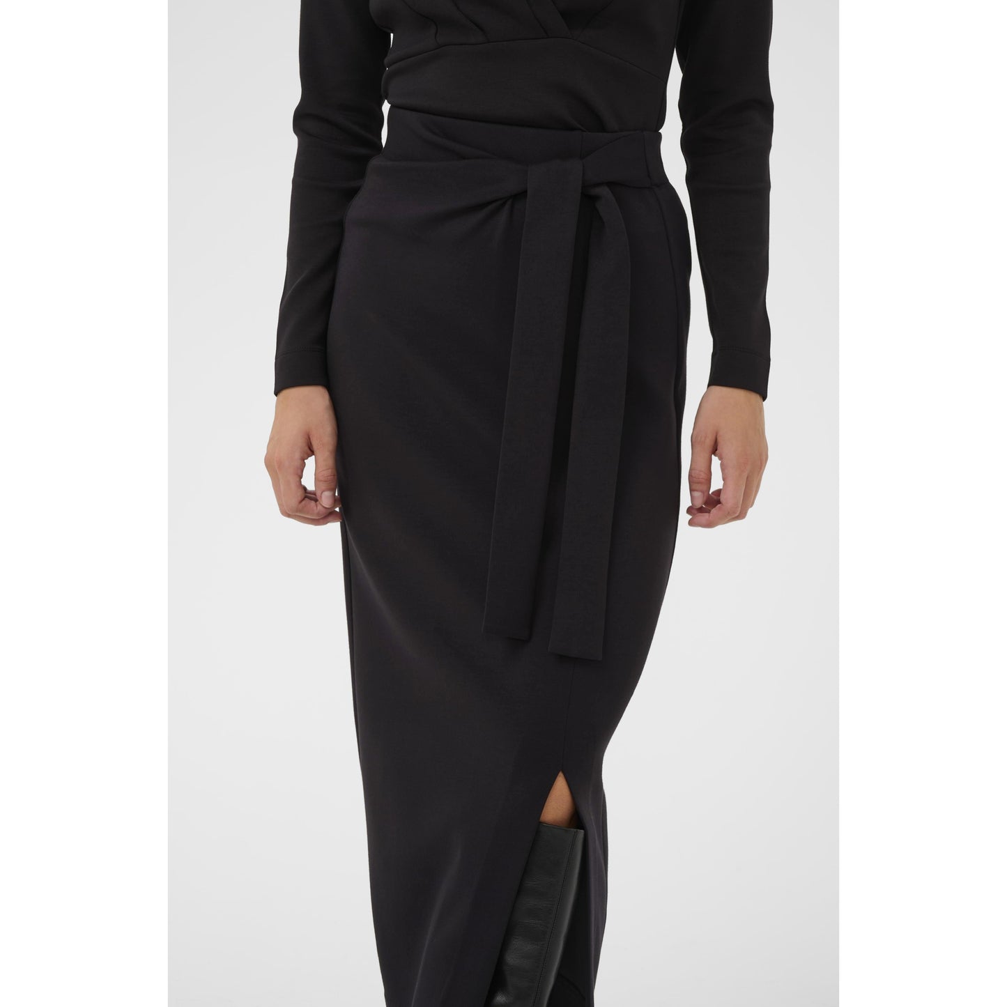 TRI VINCENT KNOT SKIRT-SKIRTS-INWEAR-JB Evans Fashions & Footwear