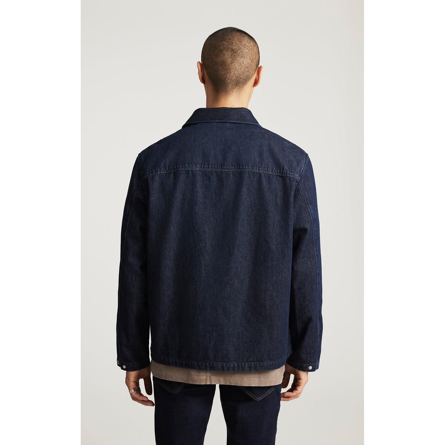 TWO POCKET SHIRT DARK INDIGO-MENS LIGHTWEIGHT COATS & JACKETS-MAVI-JB Evans Fashions & Footwear