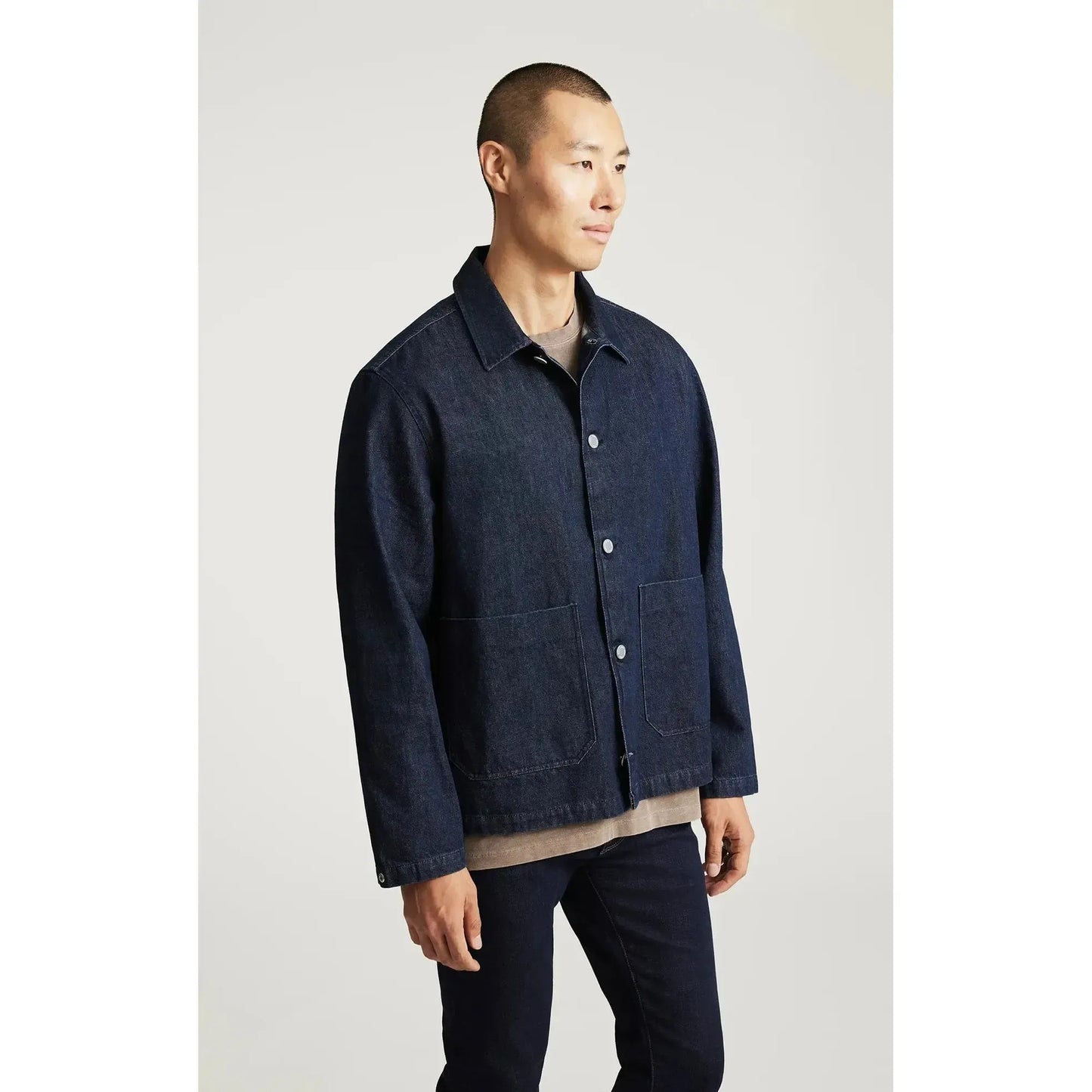 TWO POCKET SHIRT DARK INDIGO-MENS LIGHTWEIGHT COATS & JACKETS-MAVI-JB Evans Fashions & Footwear