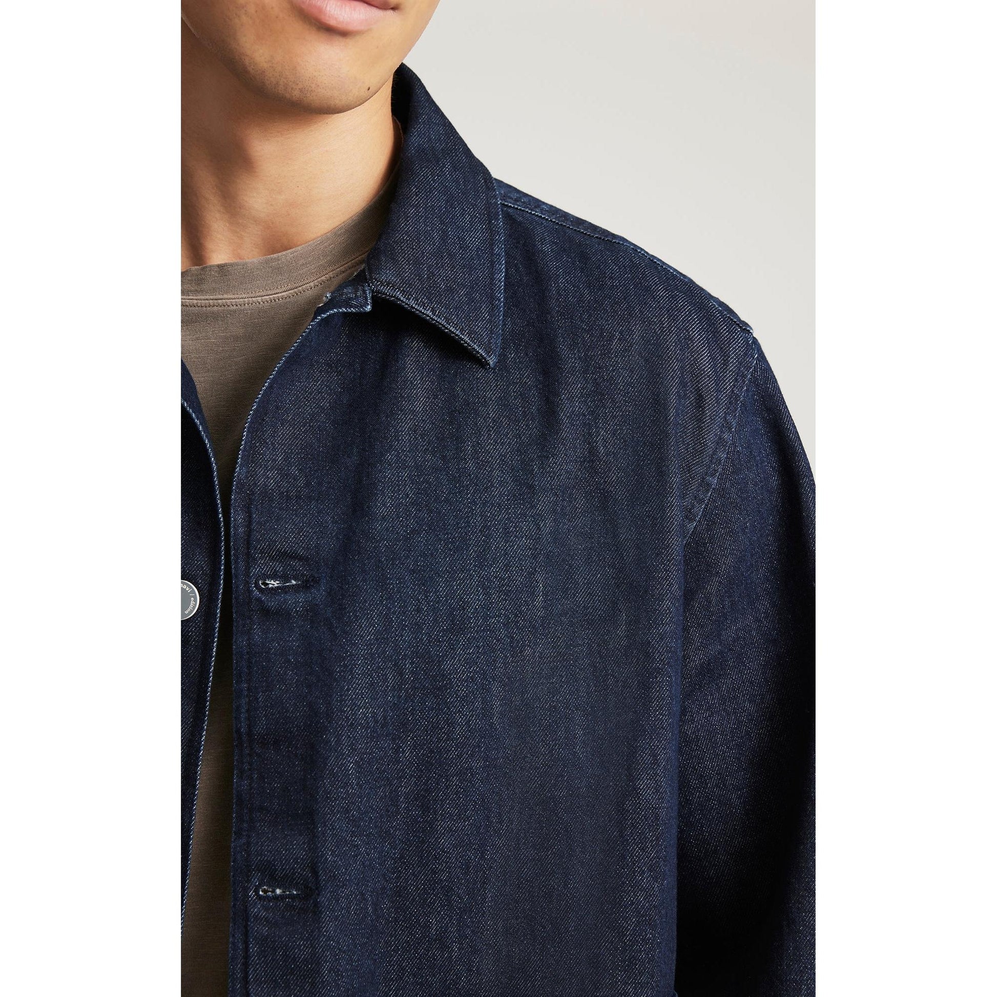 TWO POCKET SHIRT DARK INDIGO-MENS LIGHTWEIGHT COATS & JACKETS-MAVI-JB Evans Fashions & Footwear