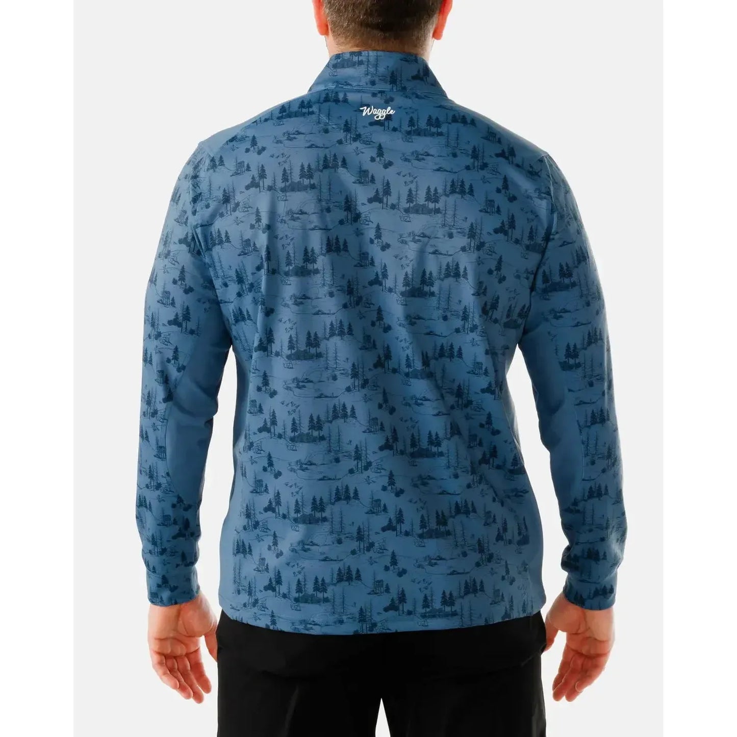 UP NORTH MENS TWILIGHT QUARTER ZIP-MENS SWEATERS & KNITS-WAGGLE-JB Evans Fashions & Footwear