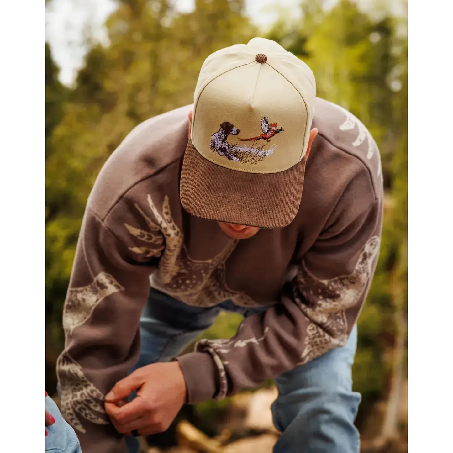 UPLAND CORDUROY BRIM HAT-MENS HATS-WAGGLE-JB Evans Fashions & Footwear