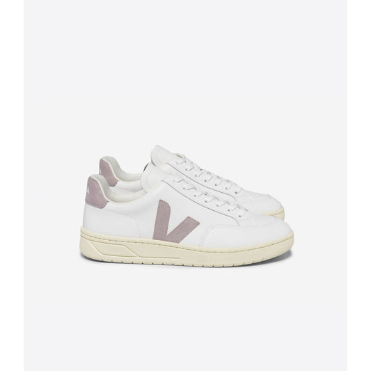 V-12 LEATHER EXTRA WHITE BABE-LADIES SNEAKERS-VEJA-JB Evans Fashions & Footwear