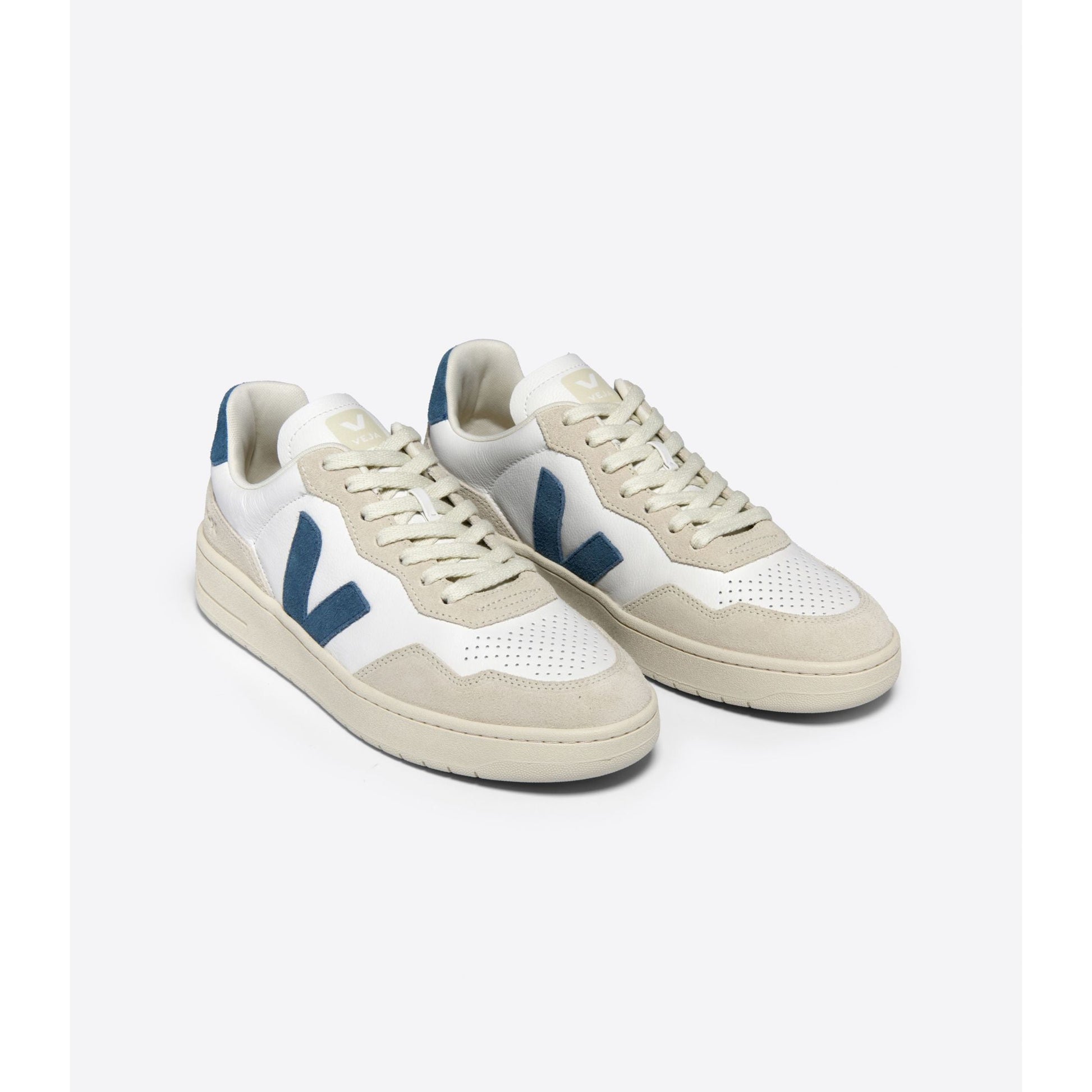 V-90 LEATHER WHITE CALIFORNIA-MENS SNEAKERS-VEJA-JB Evans Fashions & Footwear