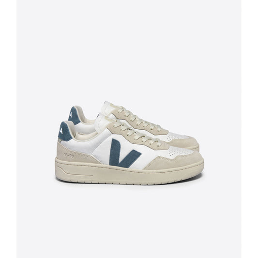 V-90 LEATHER WHITE CALIFORNIA-MENS SNEAKERS-VEJA-JB Evans Fashions & Footwear