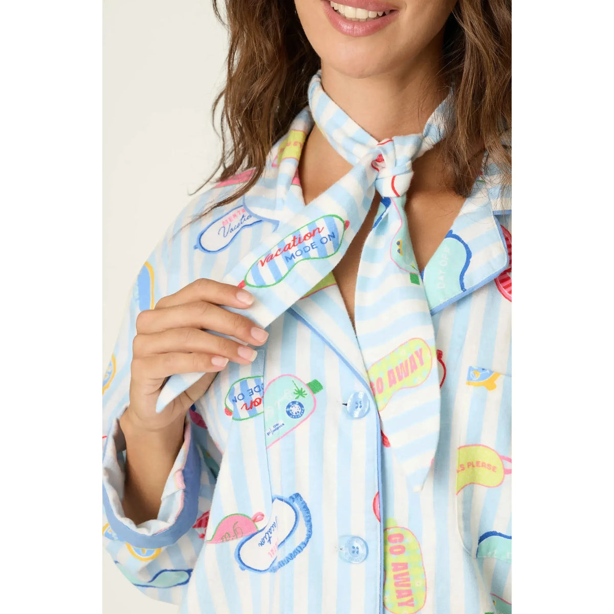 VACATION MODE HERITAGE FLANNEL PJ SET-LADIES LOUNGE & SLEEPWEAR-PJ SALVAGE-JB Evans Fashions & Footwear