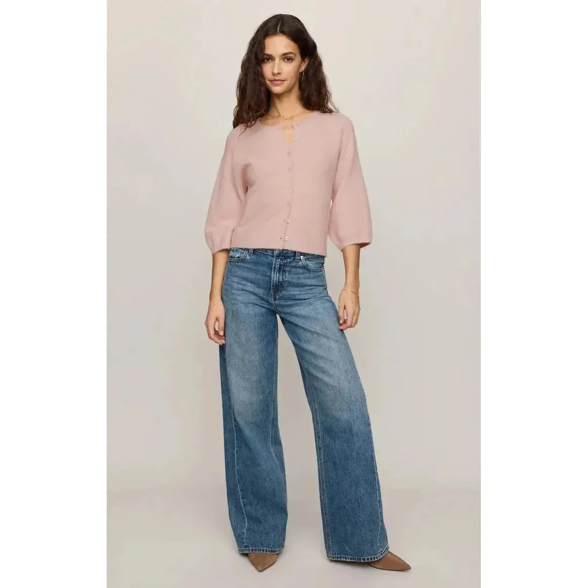 VALOR CARDIGAN SOFT BLUSH-LADIES SWEATERS & KNITS-Z SUPPLY-JB Evans Fashions & Footwear
