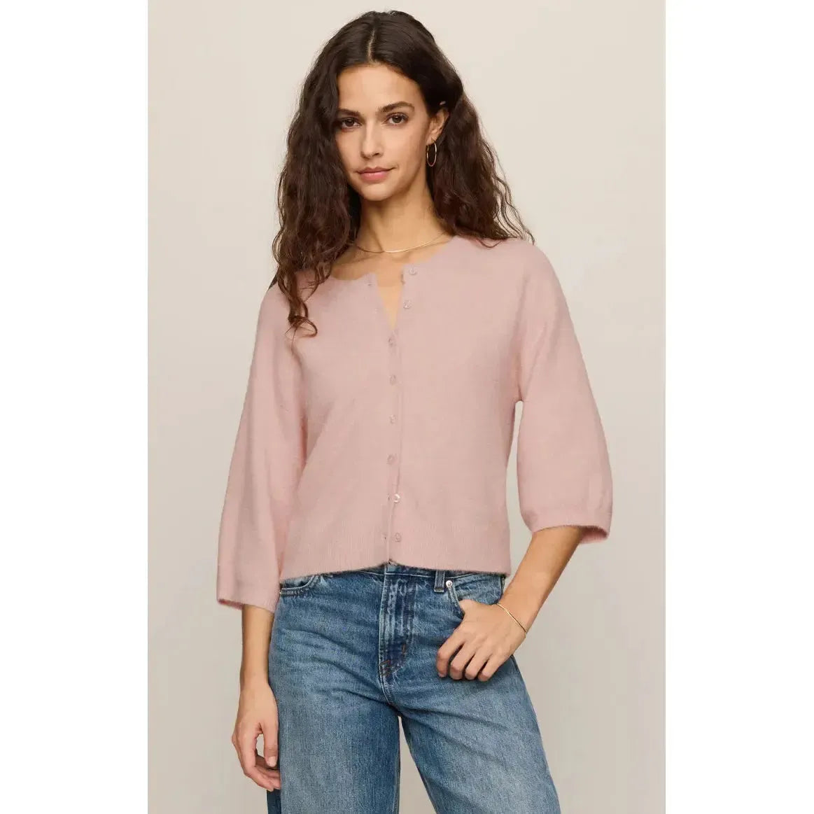 VALOR CARDIGAN SOFT BLUSH-LADIES SWEATERS & KNITS-Z SUPPLY-JB Evans Fashions & Footwear