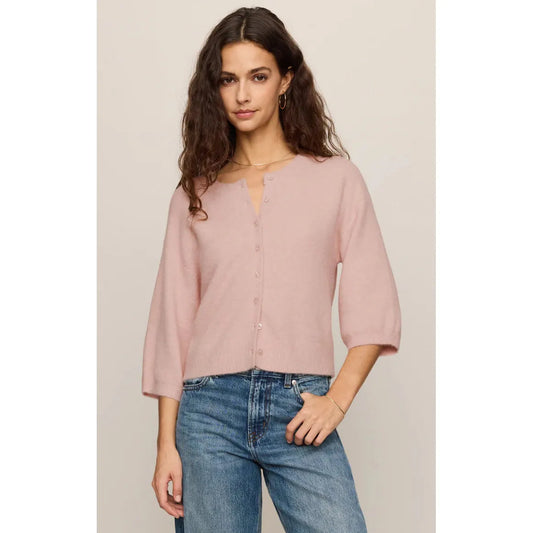 VALOR CARDIGAN SOFT BLUSH-LADIES SWEATERS & KNITS-Z SUPPLY-JB Evans Fashions & Footwear