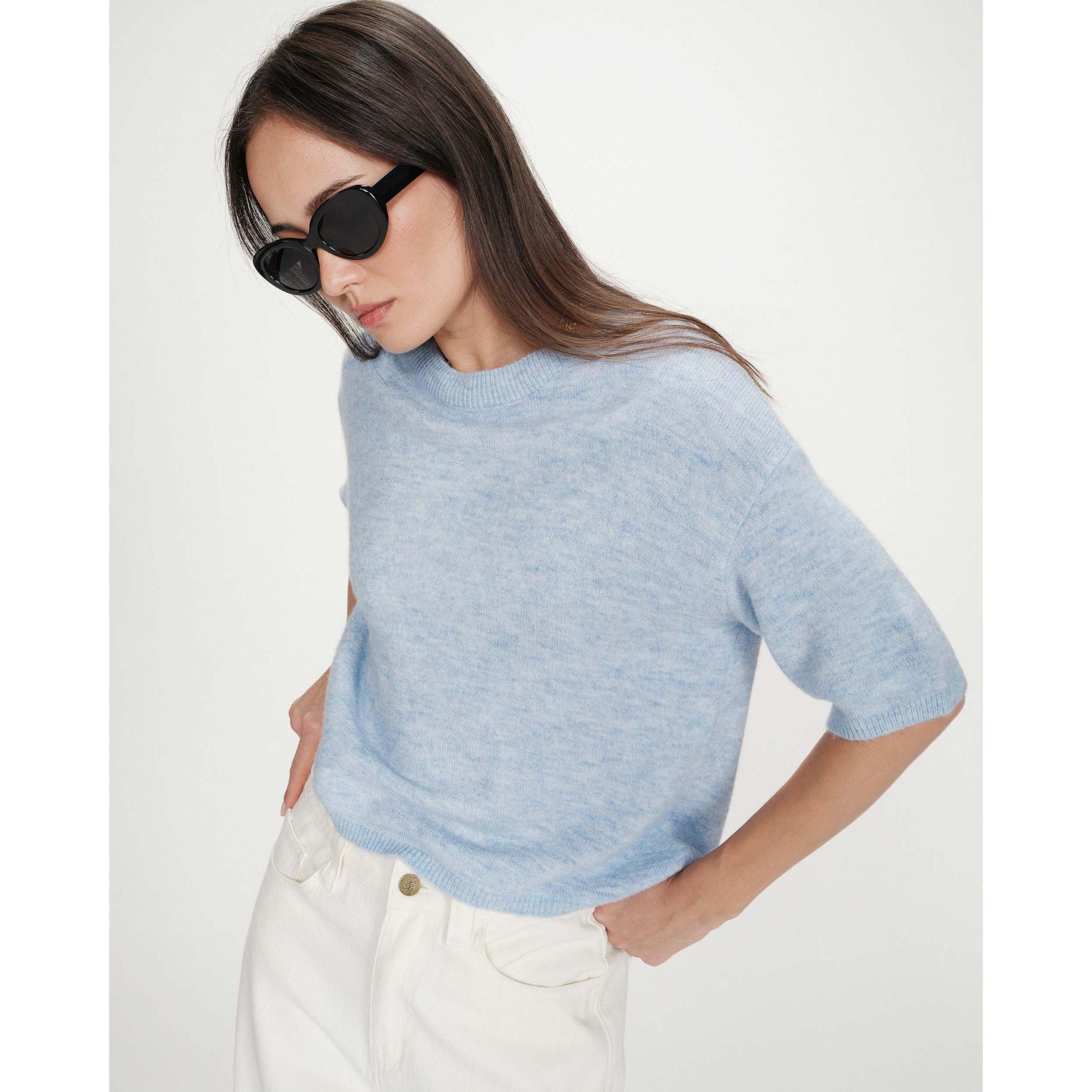 VAMOS SWEATER-LADIES SWEATERS & KNITS-GRACE & MILA-JB Evans Fashions & Footwear