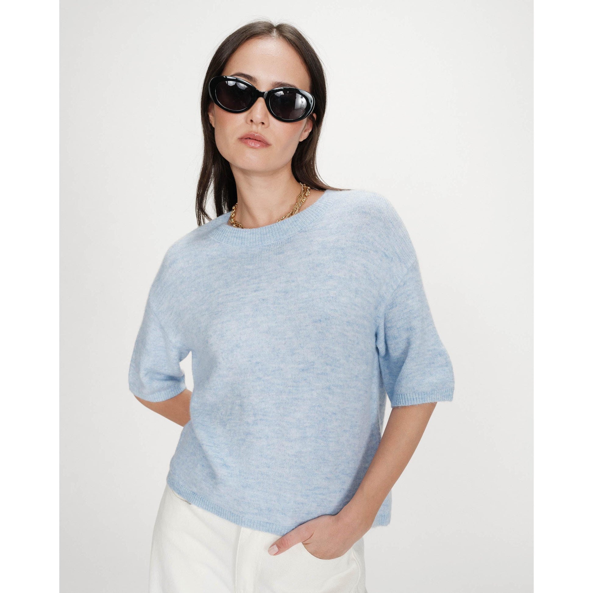 VAMOS SWEATER-LADIES SWEATERS & KNITS-GRACE & MILA-JB Evans Fashions & Footwear