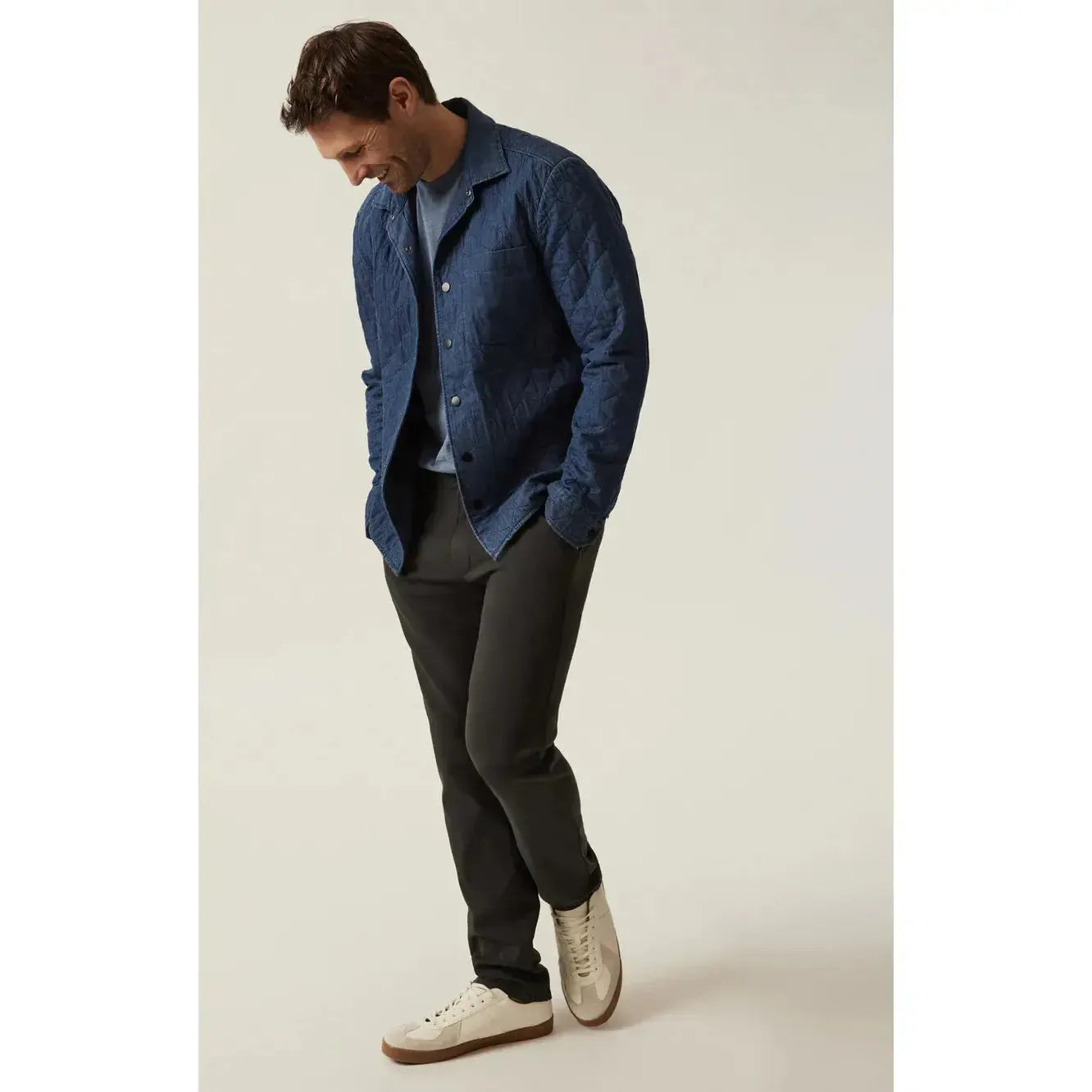 VERONA DARK GREY FLYER-MENS PANTS-34 HERITAGE-JB Evans Fashions & Footwear