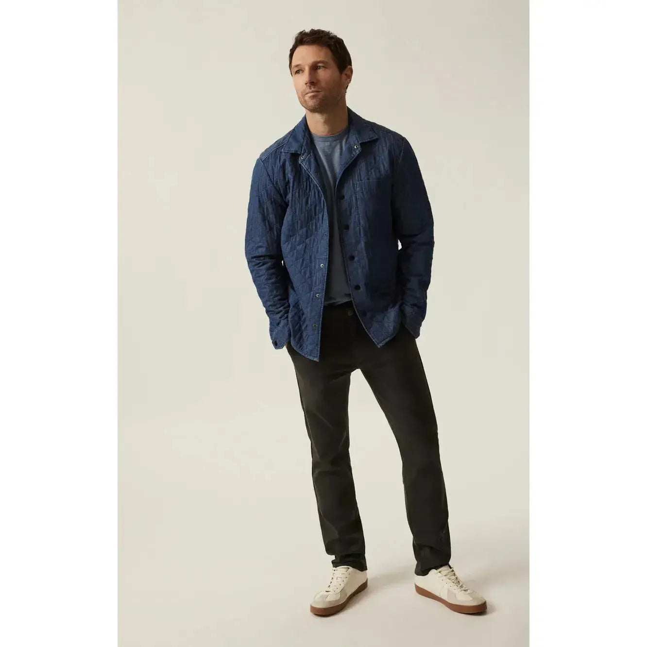 VERONA DARK GREY FLYER-MENS PANTS-34 HERITAGE-JB Evans Fashions & Footwear