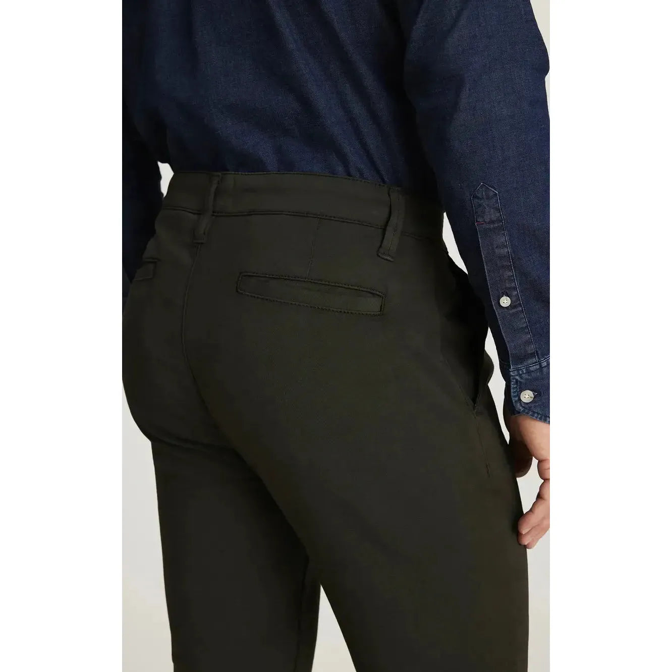 VERONA DARK OLIVE HIGH FLYER-MENS PANTS-34 HERITAGE-JB Evans Fashions & Footwear