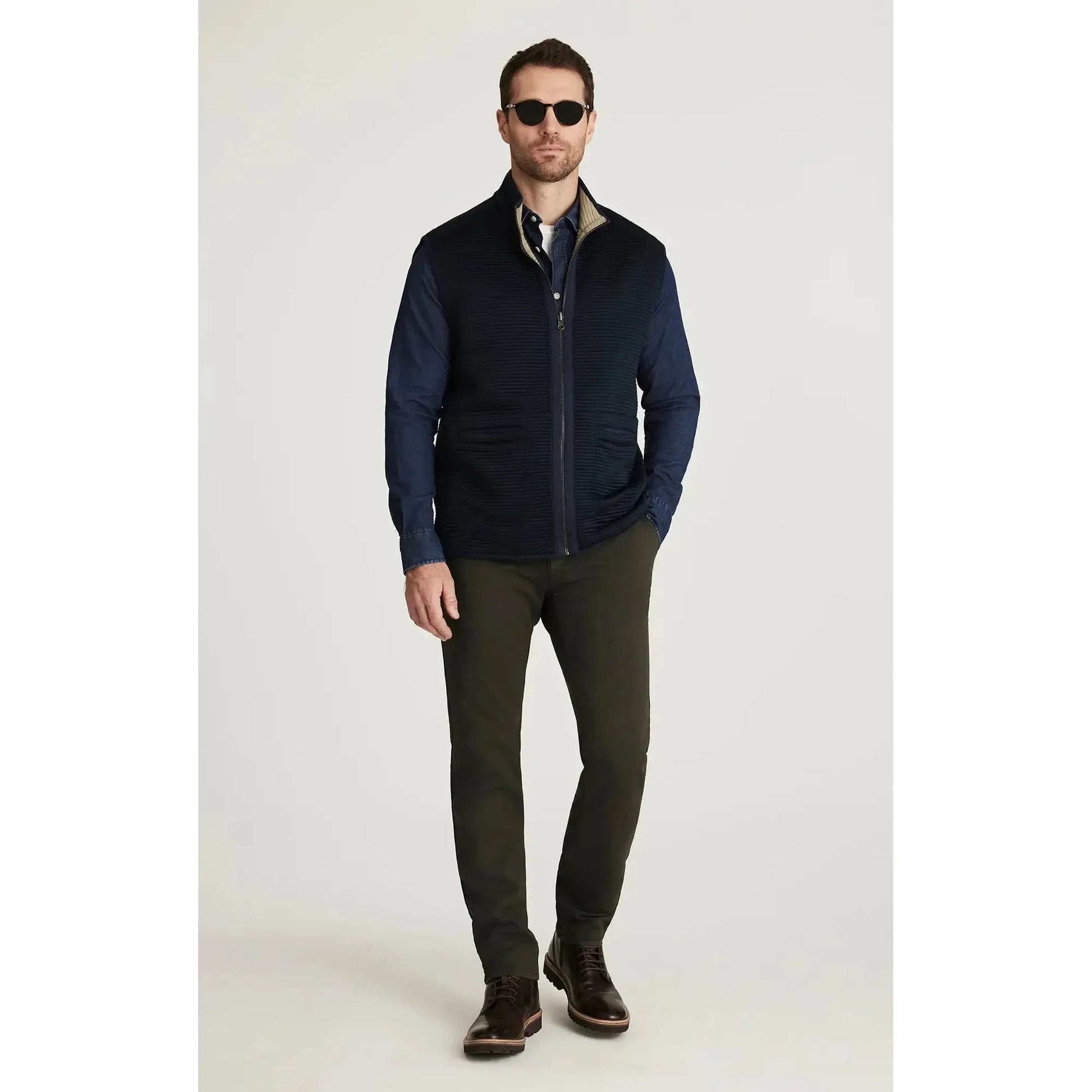 VERONA DARK OLIVE HIGH FLYER-MENS PANTS-34 HERITAGE-JB Evans Fashions & Footwear