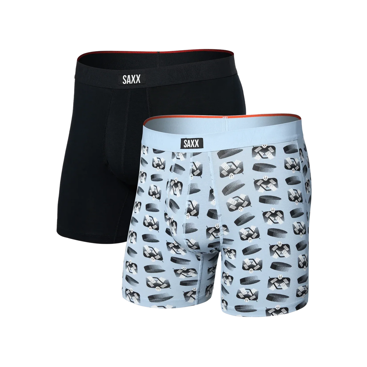 VIBE XTRA SOFT COMFORT BOXER BRIEF FLY 2PK-MENS UNDERWEAR-SAXX UNDERWEAR-JB Evans Fashions & Footwear