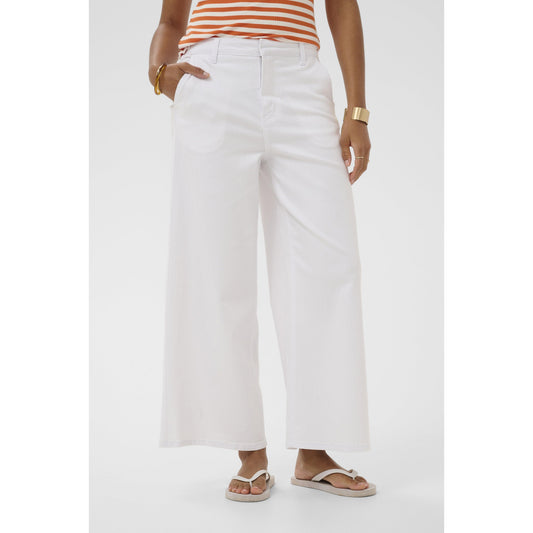 VISTI JEANS-LADIES PANTS-CREAM-JB Evans Fashions & Footwear