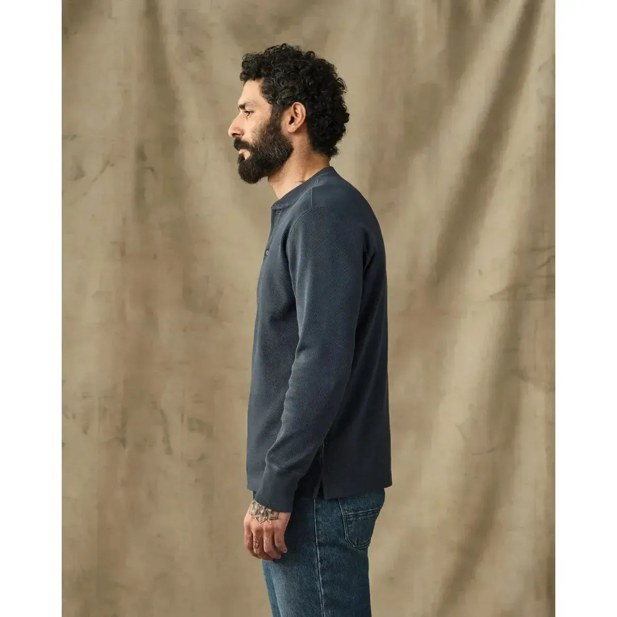 WAFFLE KNIT HENLEY-MENS SWEATERS & KNITS-FILSON-JB Evans Fashions & Footwear