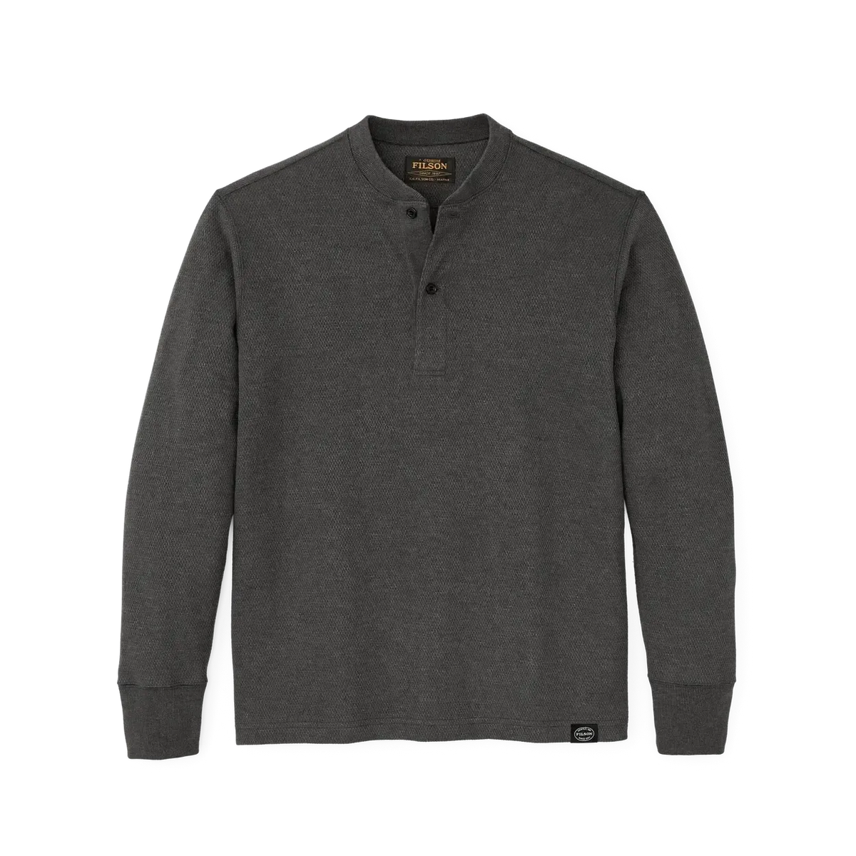 WAFFLE KNIT HENLEY-MENS SWEATERS & KNITS-FILSON-JB Evans Fashions & Footwear