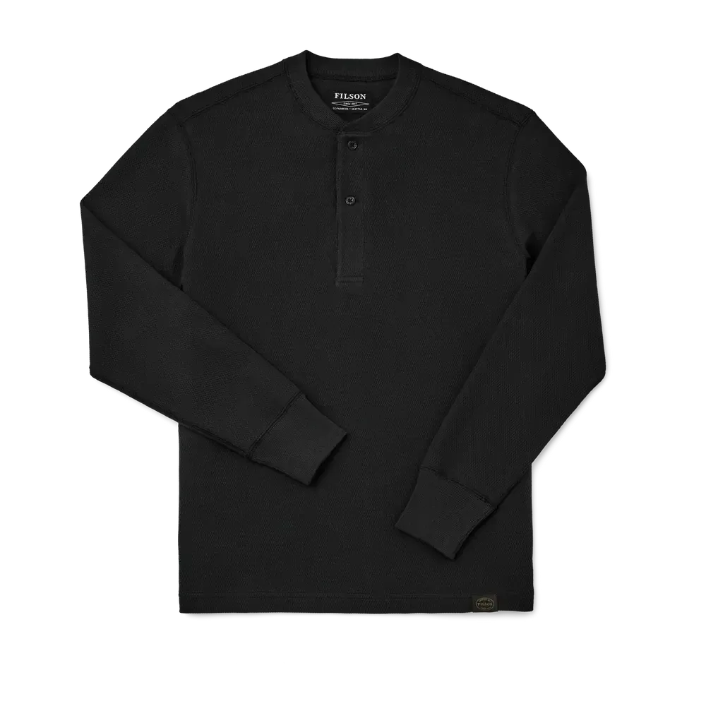 WAFFLE KNIT HENLEY-MENS SWEATERS & KNITS-FILSON-JB Evans Fashions & Footwear