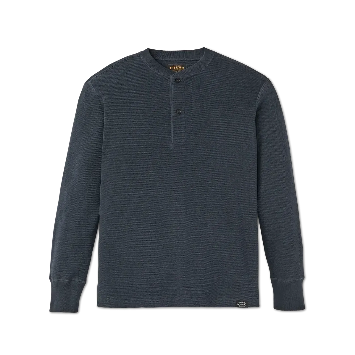 WAFFLE KNIT HENLEY-MENS SWEATERS & KNITS-FILSON-JB Evans Fashions & Footwear