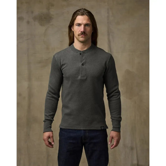 WAFFLE KNIT HENLEY-MENS SWEATERS & KNITS-FILSON-JB Evans Fashions & Footwear