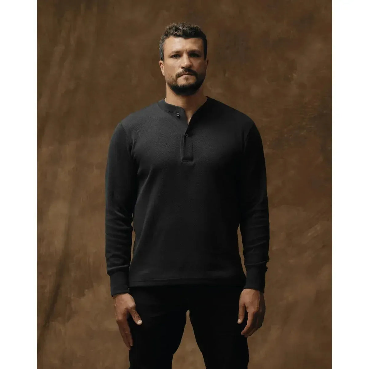 WAFFLE KNIT HENLEY-MENS SWEATERS & KNITS-FILSON-JB Evans Fashions & Footwear