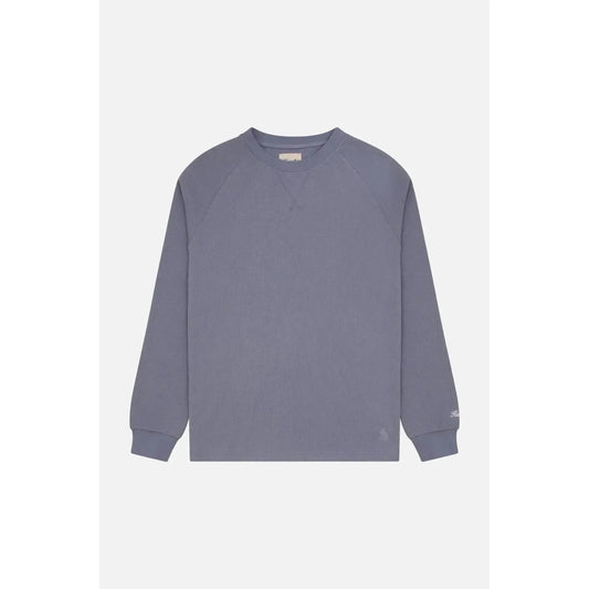WASHED WAFFLE CREW-MENS SWEATERS & KNITS-KUWALLA-JB Evans Fashions & Footwear