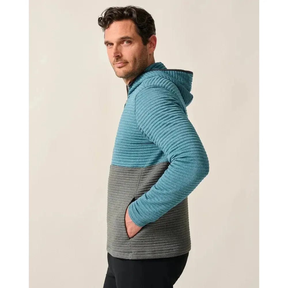 WERNER 1/4 ZIP WITH HOOD-MENS SWEATERS & KNITS-JOHNNIE-O-JB Evans Fashions & Footwear